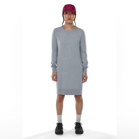 Vallier Peckham Merino Sweater Dress Size M in Black - Picture 1 of 5